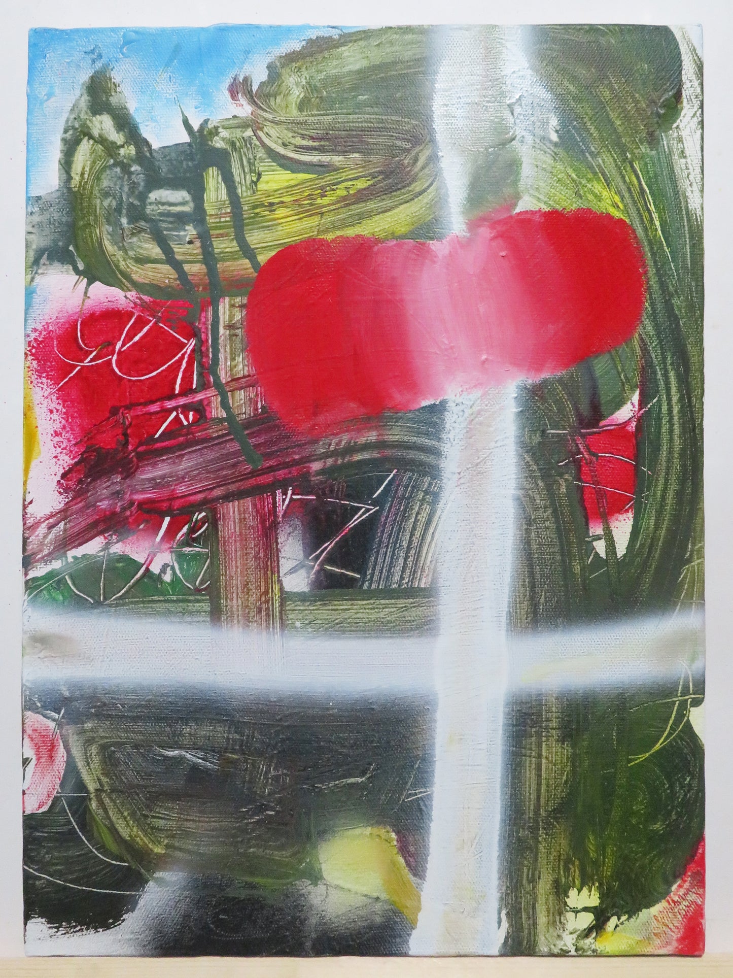 "untitled 8" oil & acrylic on canvas 410×318 2023